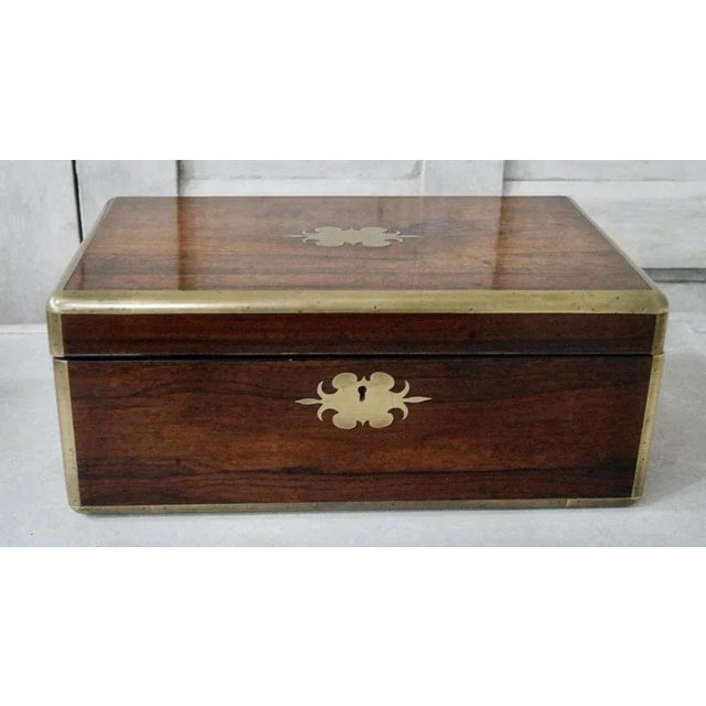 Large Antique Middleton Writing Slope, 1820 For Sale - Image 12 of 12