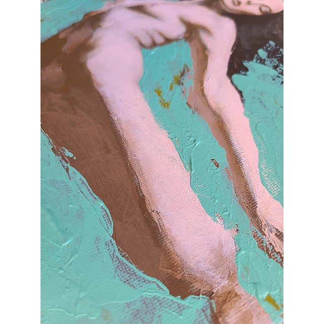 Early 21st Century Perilous Grace (Contemporary Impressionist Figurative Nude Painting), Louis Braquet For Sale - Image 5 of 5