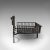 Metal Victorian Antique Cast Iron Fire Basket For Sale - Image 7 of 13