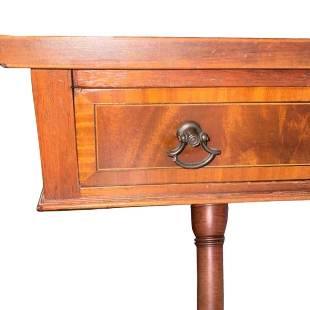 Late 19th Century Mahogany Regency Style Pembroke Table For Sale - Image 4 of 5