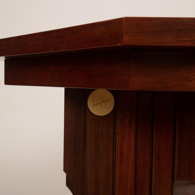 An extraordinary work that transcends the concept of furniture to fully enter the realm of sculpture. this “norman” base...