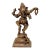 Vintage Indian Brass Dancing Ganesha Figurine on Lotus Base For Sale