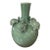 Whimsical Sage Green Glazed Celadon "Turtle" Vase For Sale