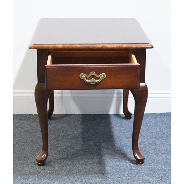 Thomasville Furniture Collector's Cherry Traditional Style 21" Accent End Table 10131-210 For Sale In Kansas City - Image 6 of 15