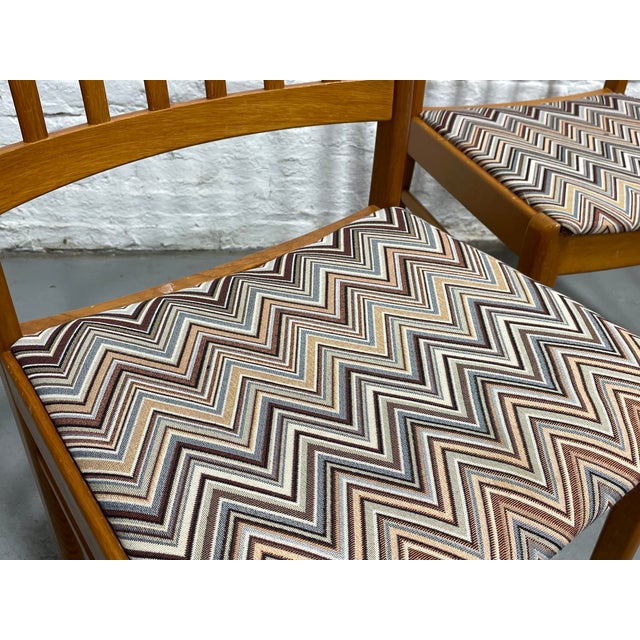 Set of 4 Danish Modern Teak Dining Chairs| Mid Century Scandinavian Chairs, 1960s For Sale - Image 12 of 14