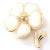 Gold Van Cleef & Arpels Clématite 18k Yellow Gold Diamond Mother of Pearl Pin Brooch For Sale - Image 8 of 10