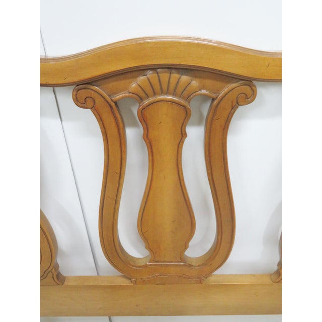 French Provincial King Size Carved Headboard Chairish