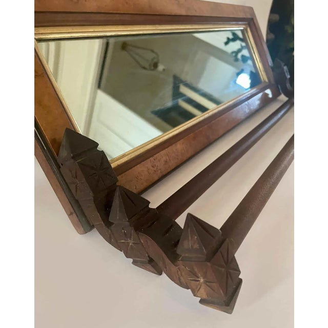Antique Eastlake Mirrored Double Hand Towel Bar For Sale - Image 4 of 7