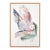 "Flying Owl" Contemporary Original Bird Watercolor Painting on Canvas With Floater Frame by Elizabeth Becker For Sale