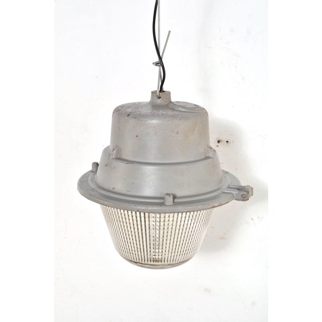 Metal Vintage Industrial Lamp, 1950s For Sale - Image 7 of 11