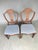 Brown Vintage Hepplewhite Style Shield Back Dining Chairs by Lammert’s, Mahogany, a Pair For Sale - Image 8 of 10