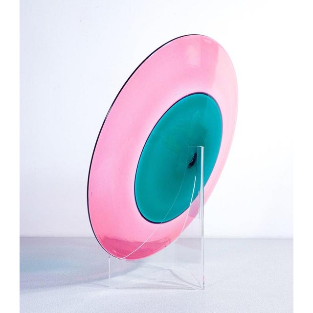 Glass Plate by Yoichi Ohira for De Majo For Sale - Image 6 of 18