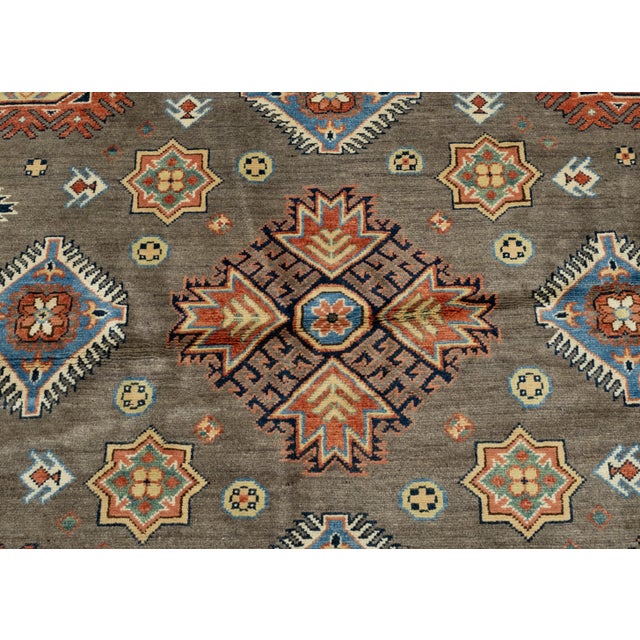 Oriental Hand Knotted Round Rug 9' x 9'1" #17102 For Sale In Houston - Image 6 of 8
