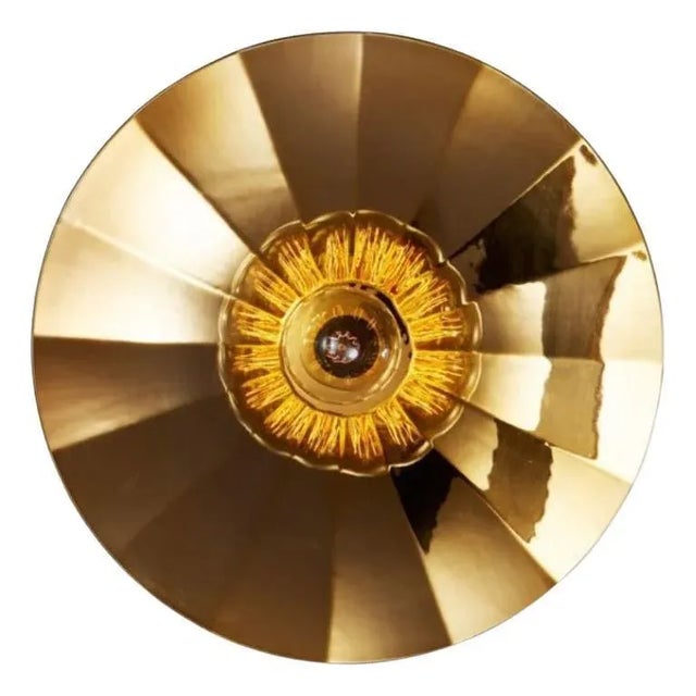 Gold Fractale Wall Light by Radar For Sale - Image 10 of 10