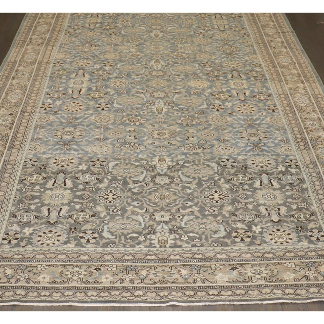 Persian Blue Oversize Malayer Rug 10' X 16'9'' For Sale - Image 3 of 11