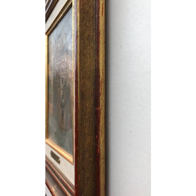 Antonio Reyna Manescau, Rome, Oil on Wood, Framed For Sale - Image 4 of 7