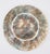 Ceramic 19th Century English Joseph Holdcroft Yellow Majolica Flying Crane Plate For Sale - Image 7 of 9
