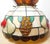 Glass Vintage Slag Glass Pendant Light Fruit Motif For Sale - Image 7 of 17