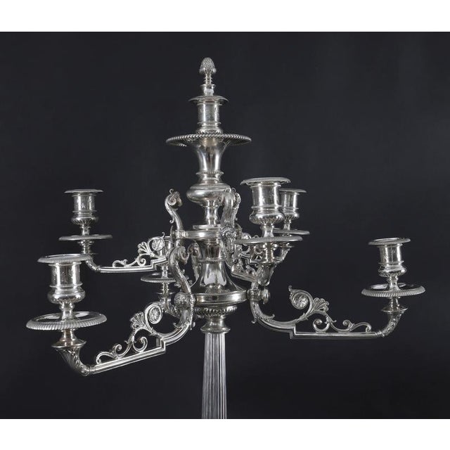 Antique Victorian Centrepiece Candelabra attributed to Elkington, 19th Century For Sale - Image 4 of 18