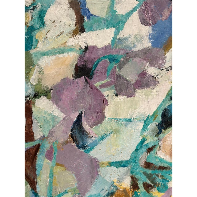 After Gunnar Alvarna, Composition, 1960s, Oil on Canvas For Sale - Image 5 of 18