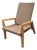 Janus Et Cie Quinta Teak Woven Reclining Lounge Chair, Outdoor For Sale