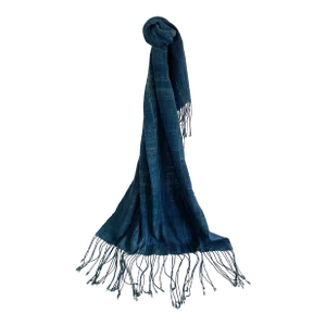 African Indigo Blues Textile Runner/Throw
