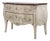French Style Chinoiserie Carved Marble Top Commode Chest For Sale