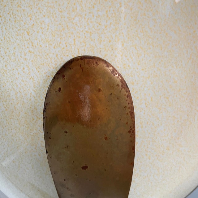 Mid-Century Modern Italian Chandelier in Glass and Brass, 1950s For Sale - Image 14 of 18