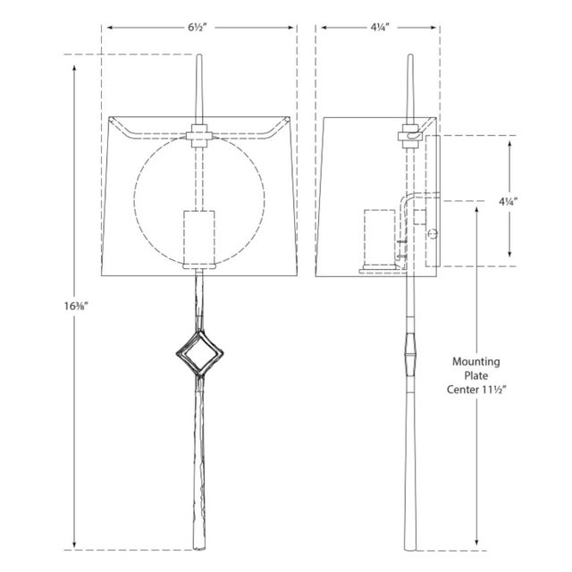 Visual Comfort Studio VC for Visual Comfort Signature Cranston Small Sconce in Gilded Iron with Linen Shade For Sale - Image 4 of 6