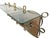 A wall-mounted coat rack, an antique or modern piece inspired by the Italian mid-century style (in the style of Fontana...