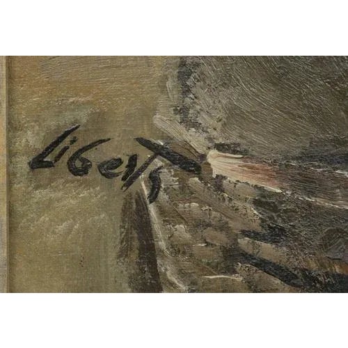 20th century 30`s. Canvas, oil. 54.5x67 cm. Certificate - I.Sakne, Dz. Temerova. Ludolf Liebert.