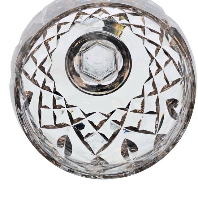 Waterford Late 20th Century Waterford Lismore Hand Cut Crystal Hock Wine Glass For Sale - Image 4 of 10