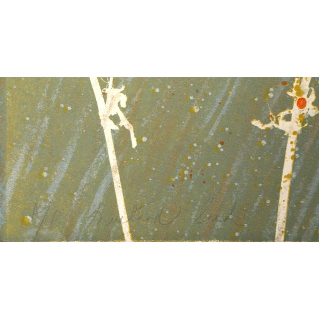 Hannah Wong, "Mustard Seed", Botanic Abstract Lithograph For Sale - Image 4 of 5
