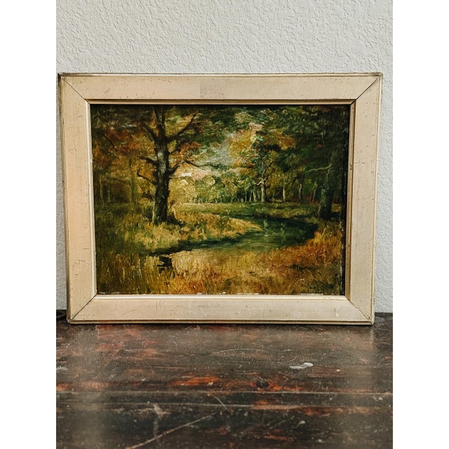 Original Mid Century English Oil Painting by H. Simpson For Sale - Image 4 of 9