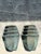 Neoclassical Vintage Stacked Patinated Copper Sconces - A Pair For Sale - Image 3 of 12
