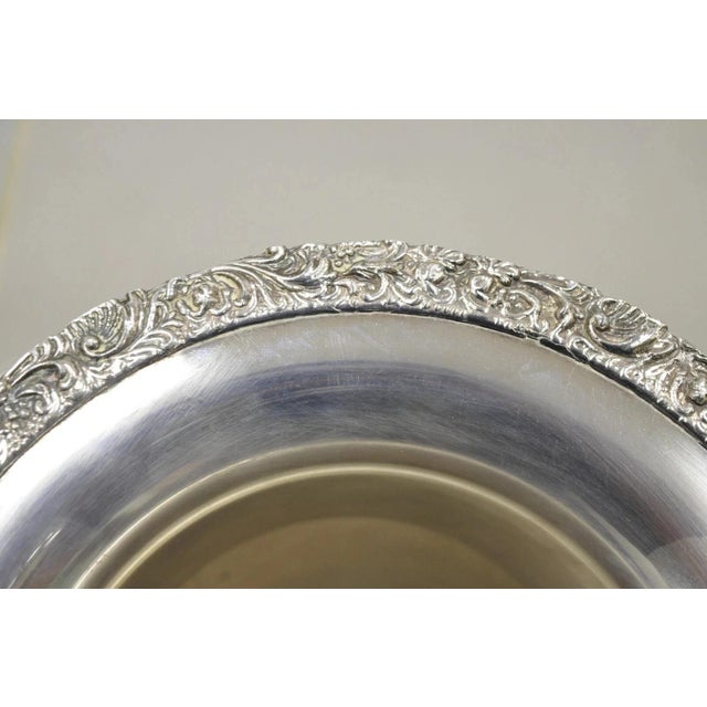Mid 20th Century Vintage W&s Blackinton Silver Plated Trophy Cup Urn Champagne Chiller Ice Bucket For Sale - Image 5 of 12