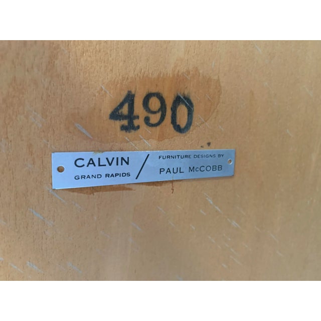 Brown Vintage Paul McCobb Calvin Walnut and Aluminum Square Coffee Table For Sale - Image 8 of 10