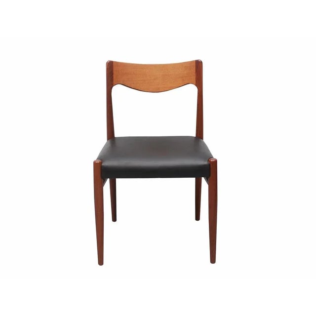 Chair in Teak and Leather, 1965 For Sale - Image 11 of 12