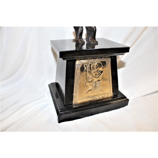 Art Deco Egyptian Dancer in the Manner of Chiparus For Sale - Image 16 of 18