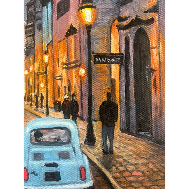Paint Twilight in Prague – Original Oil Painting For Sale - Image 7 of 10