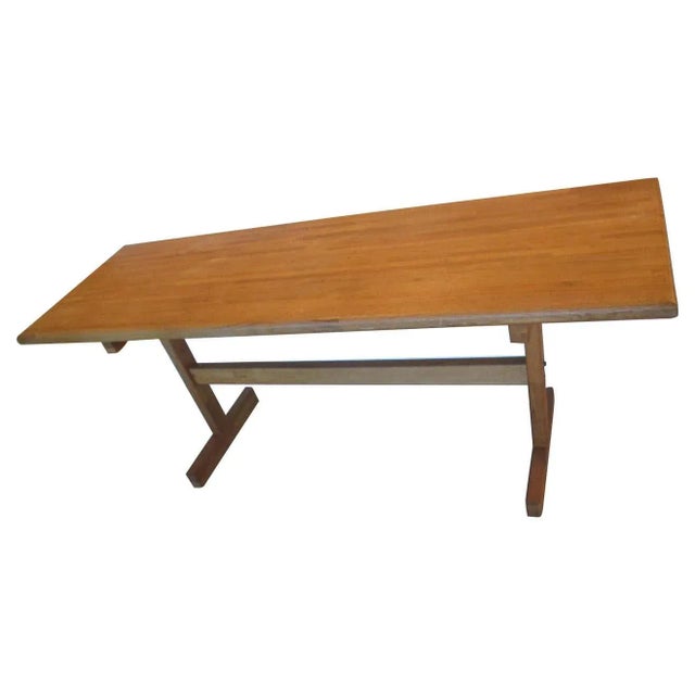 Vintage Butcher Block Console For Sale - Image 9 of 9