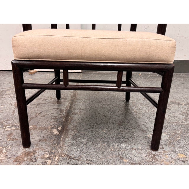 McGuire Furniture Asian Modern Armchair For Sale - Image 9 of 12