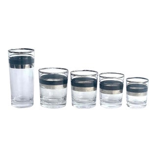 1960s Reims France Cocktail Glasses, 38 Pieces For Sale
