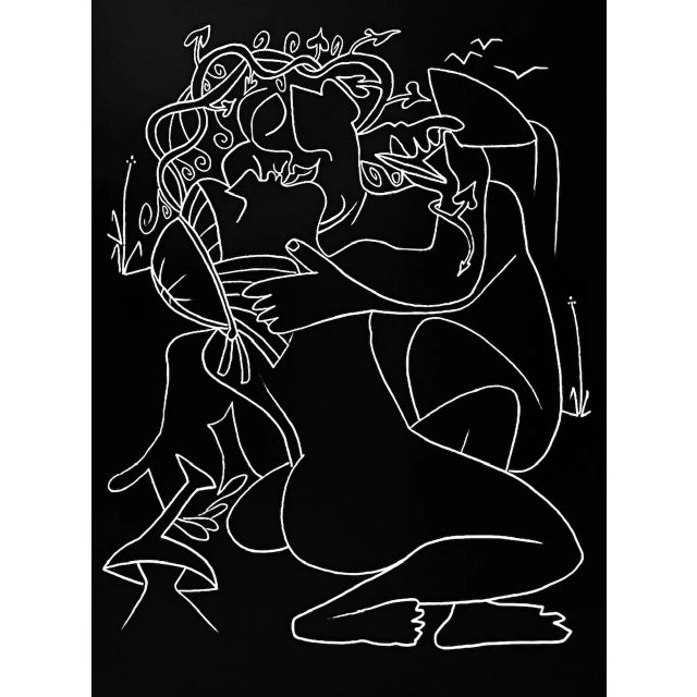 Contemporary 1975 Francoise Gilot Lithograph Last Embrace For Sale - Image 3 of 3