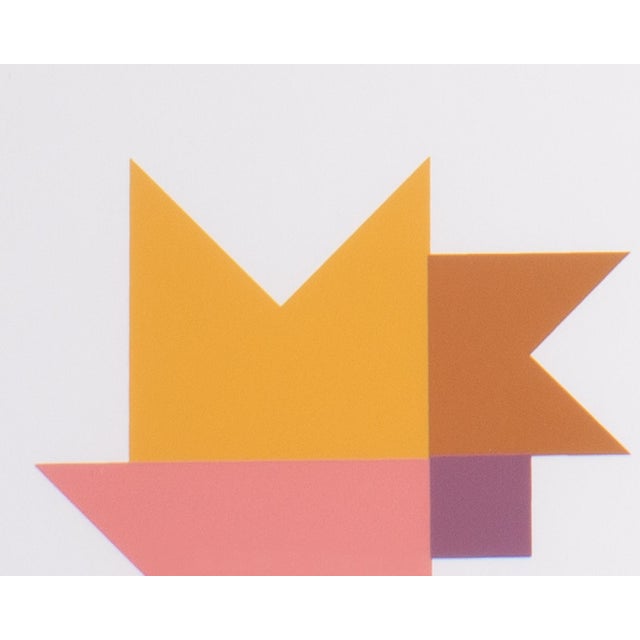 1990s 1995 “Konstruktion and Intuition” Serigraph Print by Anton Stankowski For Sale - Image 5 of 7