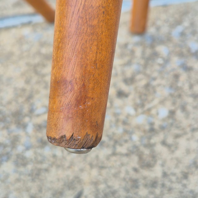 Midcentury Modern Russel Wright for Conant Ball Solid Birch Spindle Back Dining Chairs, Set of 4 For Sale - Image 14 of 17