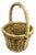 Vintage Large Woven French Seagrass Basket For Sale