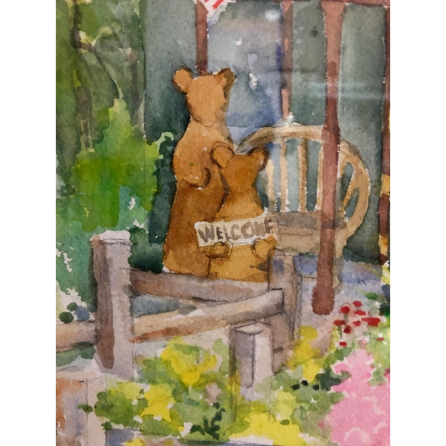 This original watercolor painting by Diane Hilton of the Bay Street Company located on Main Street in Breckenridge...