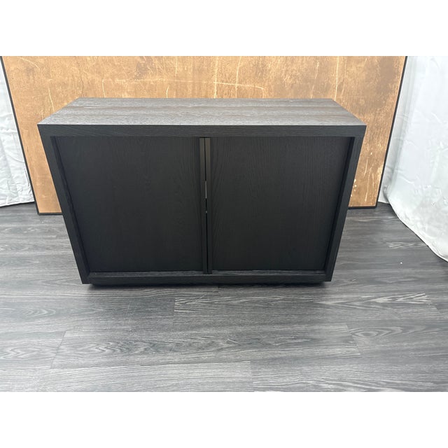 RH Restoration Hardware Bezier Sideboard – 48" 2-Door Black Oak / Bronze | American White Oak | Designed by the Van Thiels...