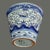 Late 20th Century Hand Painted Glazed Terra-Cotta Wall Planter Blue Bird Motif Made in Portugal For Sale - Image 4 of 10